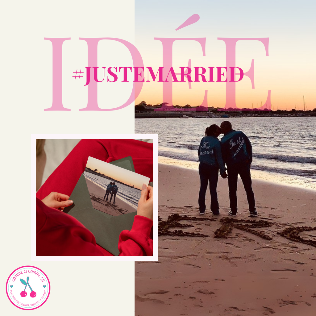 Veste en Jean “Just Married” – Femme