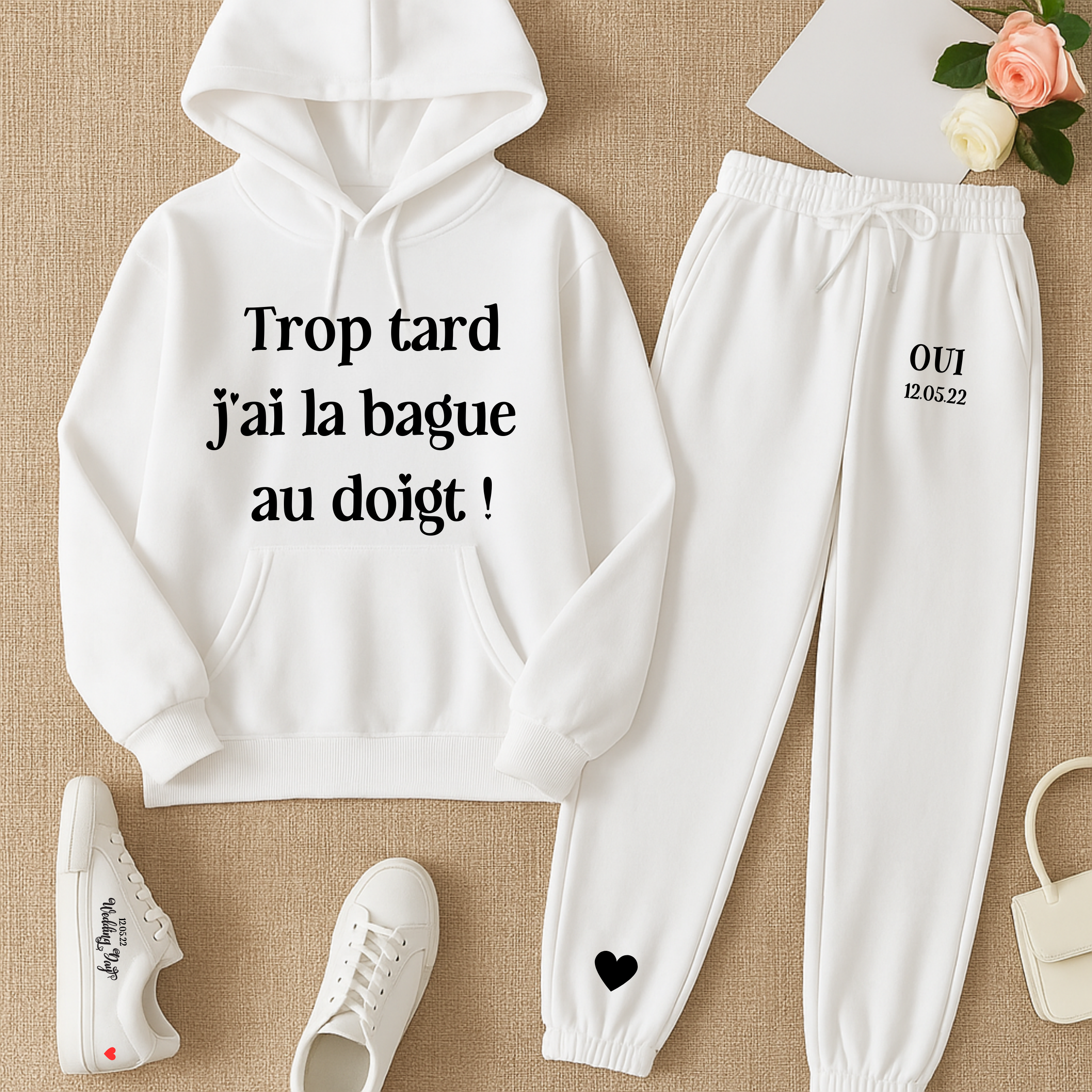 Jogging Capuche Femme Humoristique Mariage