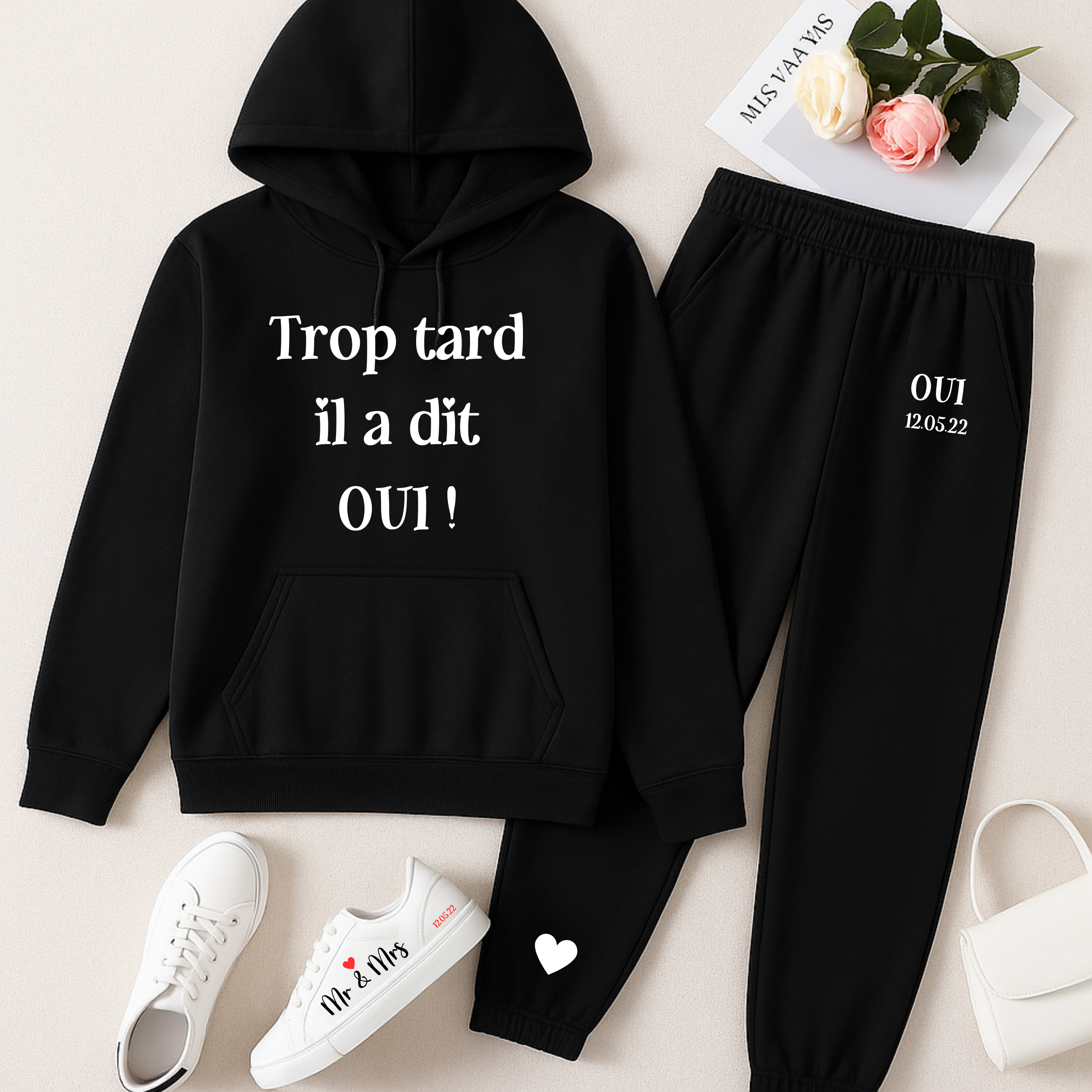 Jogging Capuche Femme Humoristique Mariage