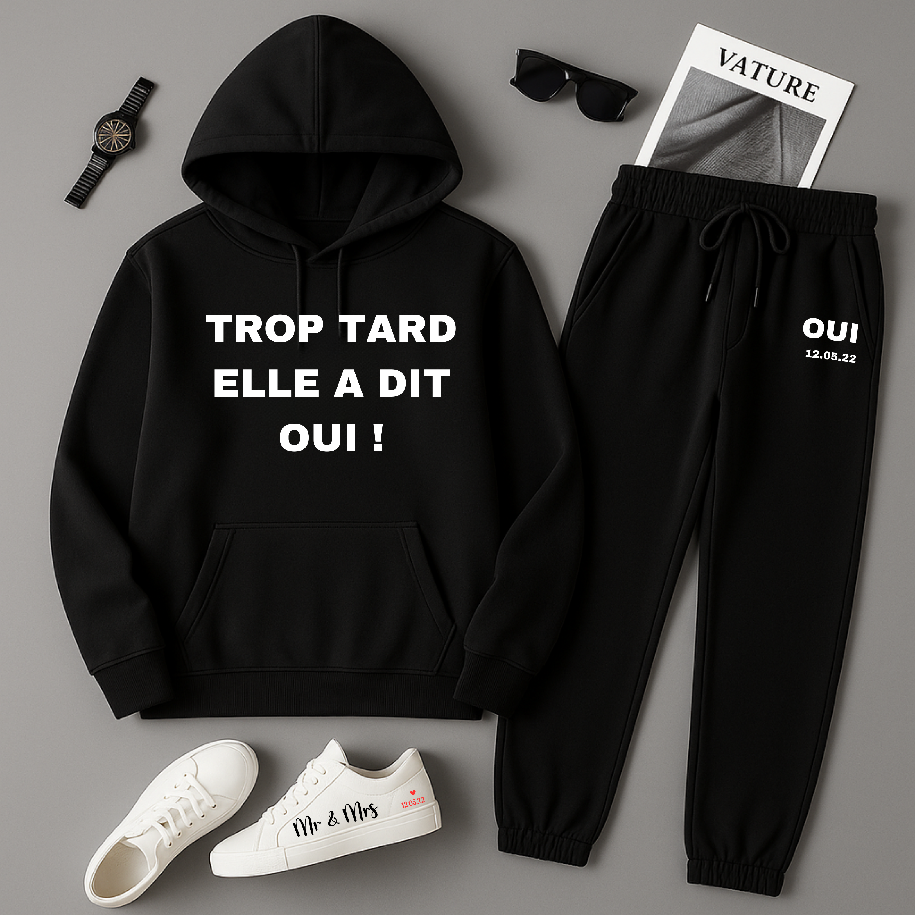 Jogging Capuche Homme Humoristique Mariage