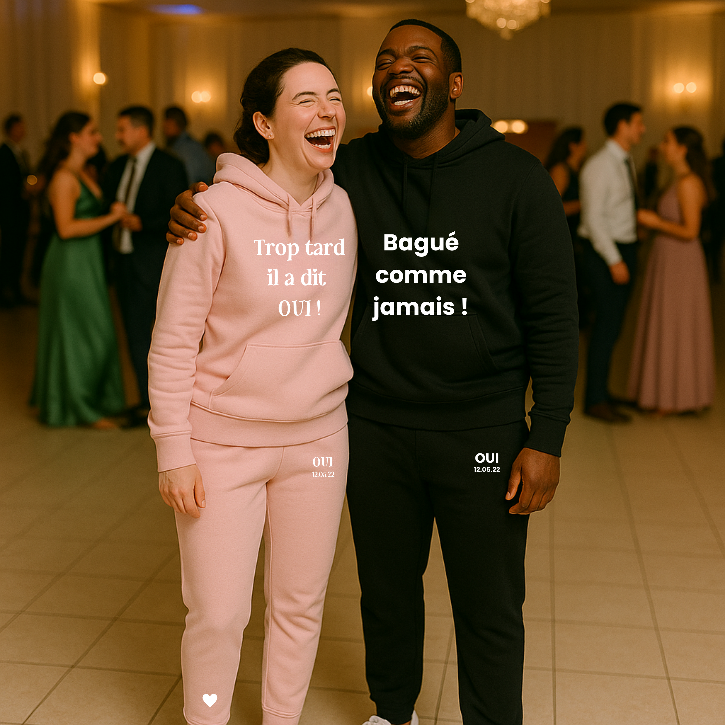Jogging Capuche Femme Humoristique Mariage