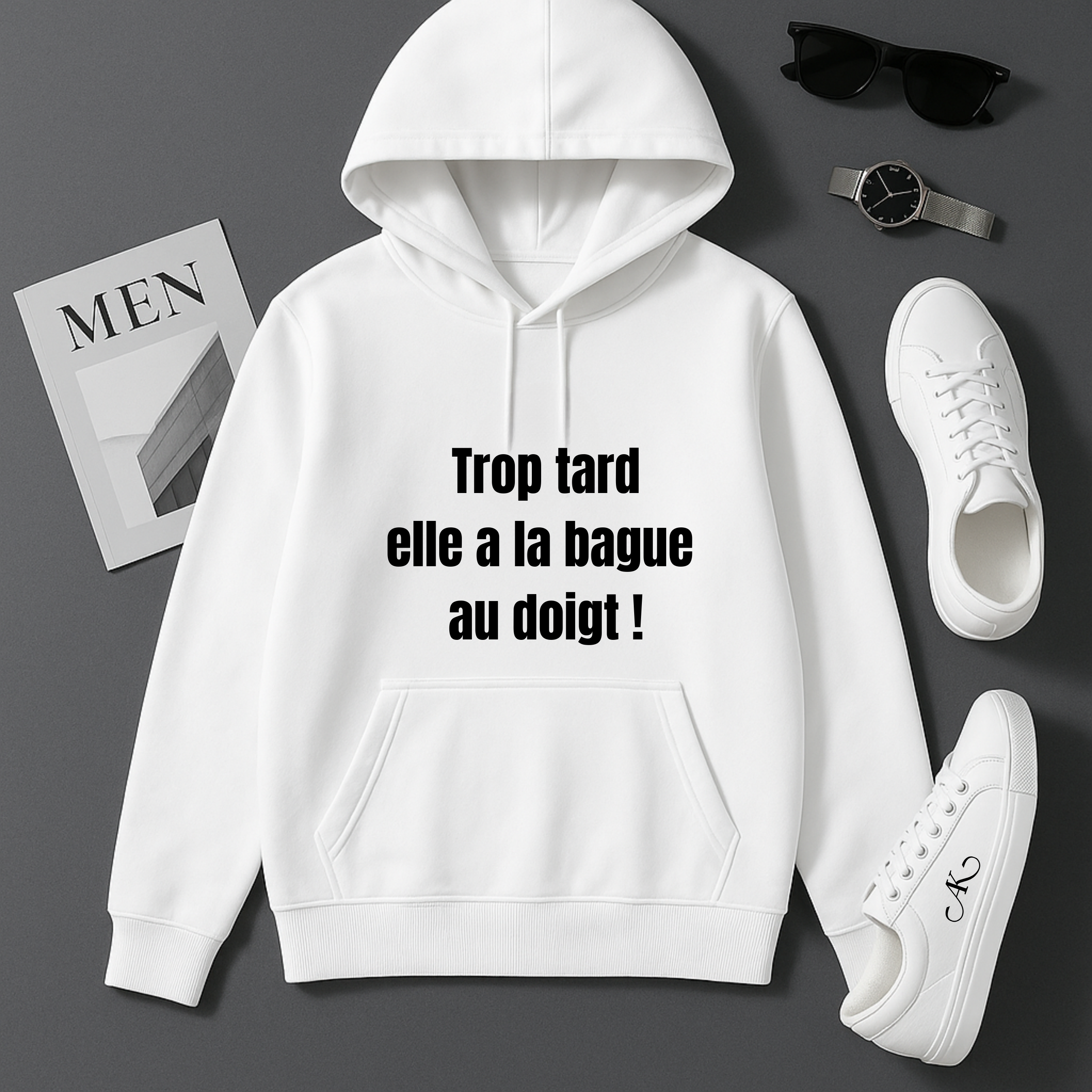 Sweat Capuche Homme Humoristique Mariage