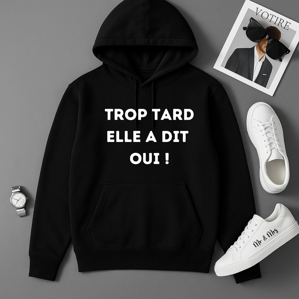 Sweat Capuche Homme Humoristique Mariage