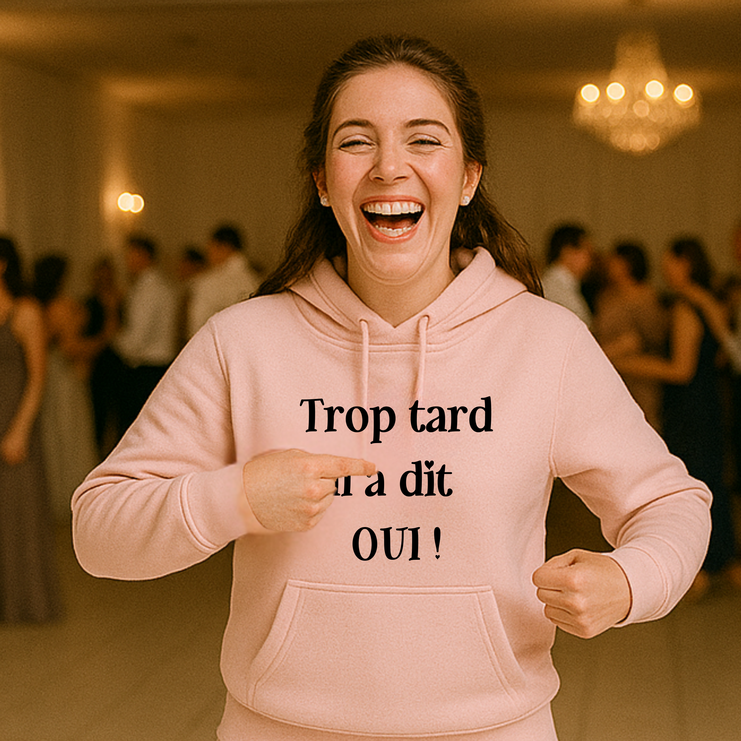 Sweat capuche Femme Humoristique Mariage