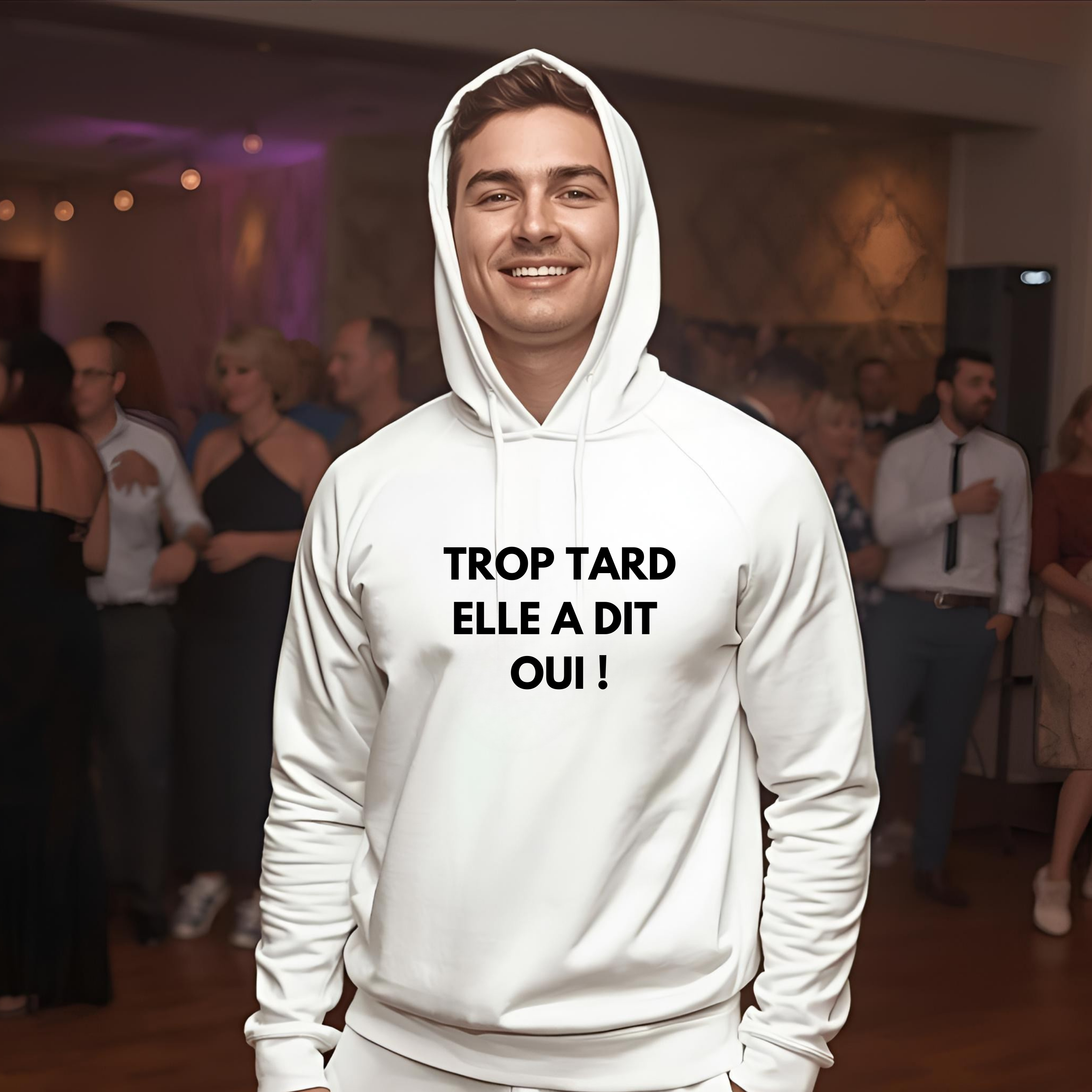 Sweat Capuche Homme Humoristique Mariage