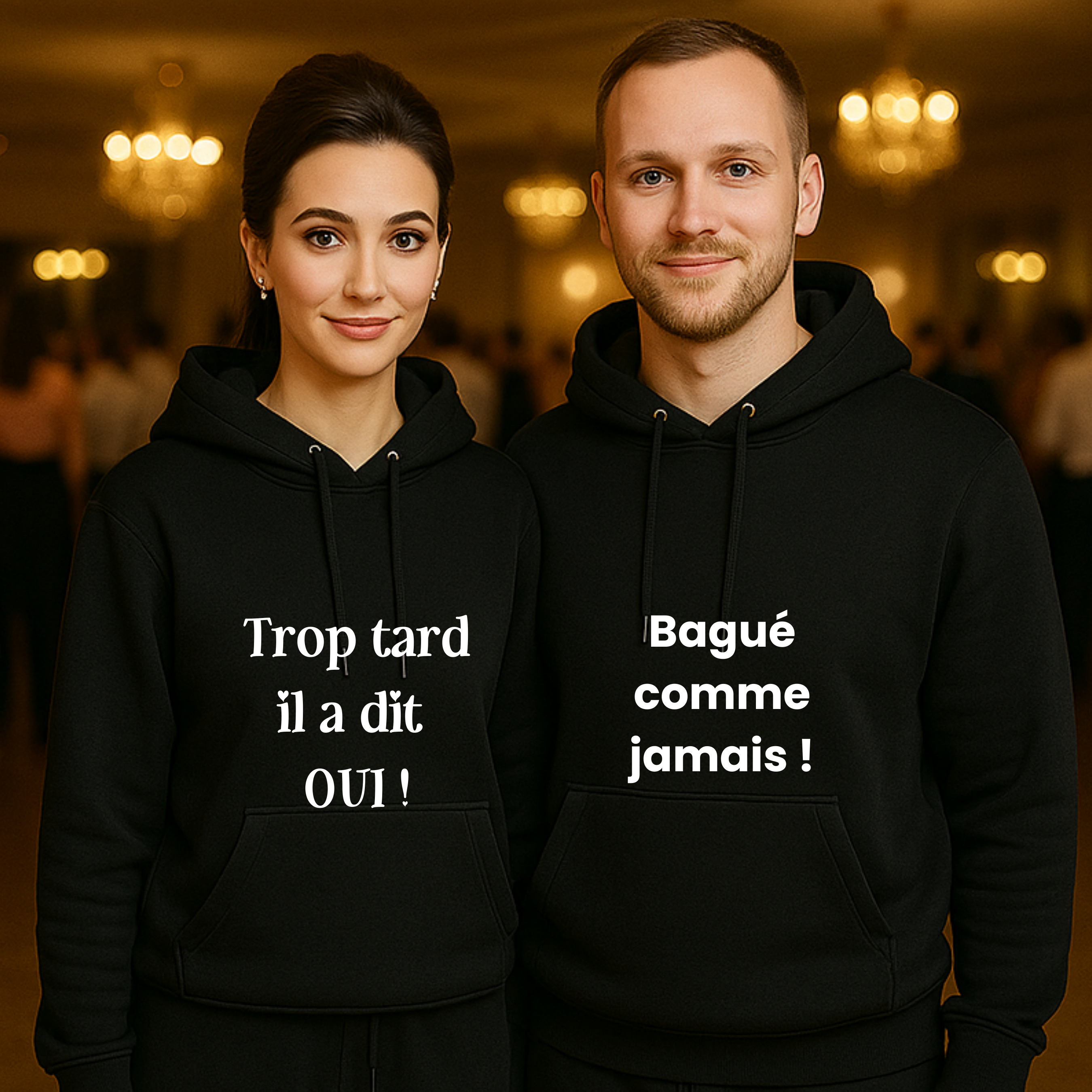 Sweat Capuche Homme Humoristique Mariage