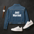 Veste en Jean “Just Married” – Homme