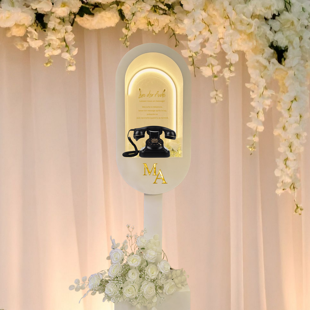 Téléphone “Livre d’Or Audio”